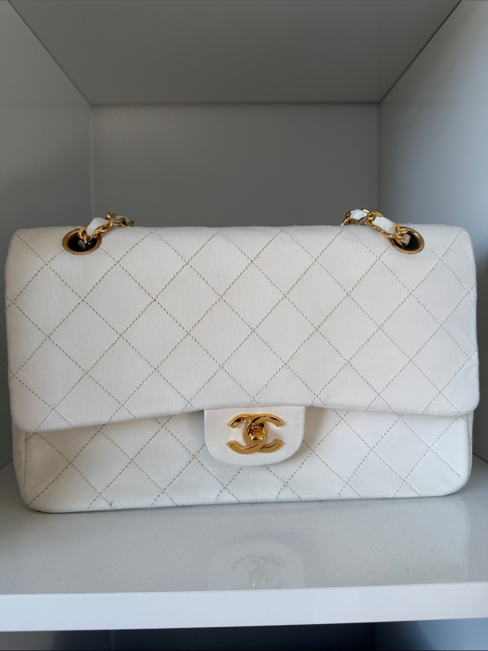 CHANEL Vintage Classic Double Flap Bag Quilted